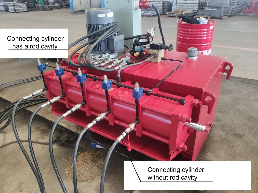 Hydraulic jacking setup details 3