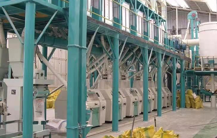 380V 220V Fully Automatic Maize Milling Machine Industrial Flour Mill Barley Wheat Flour Mill Machine (10tpd, 20tpd, 30tpd, 40tpd, 60tpd)