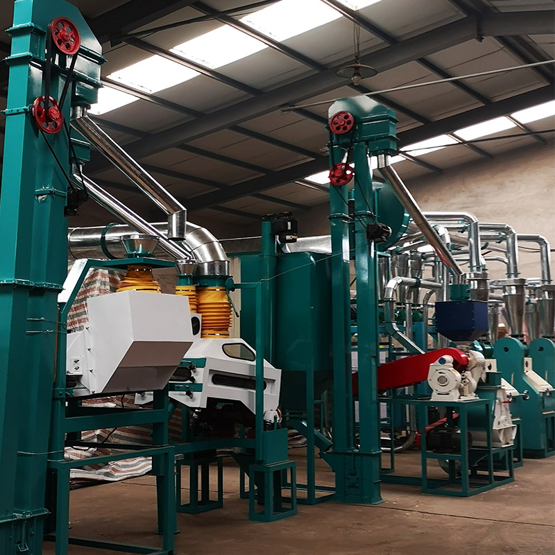 Chinese State-Owned Factory 10-100t/24h Maize Flour Mill Milling Plant Machine