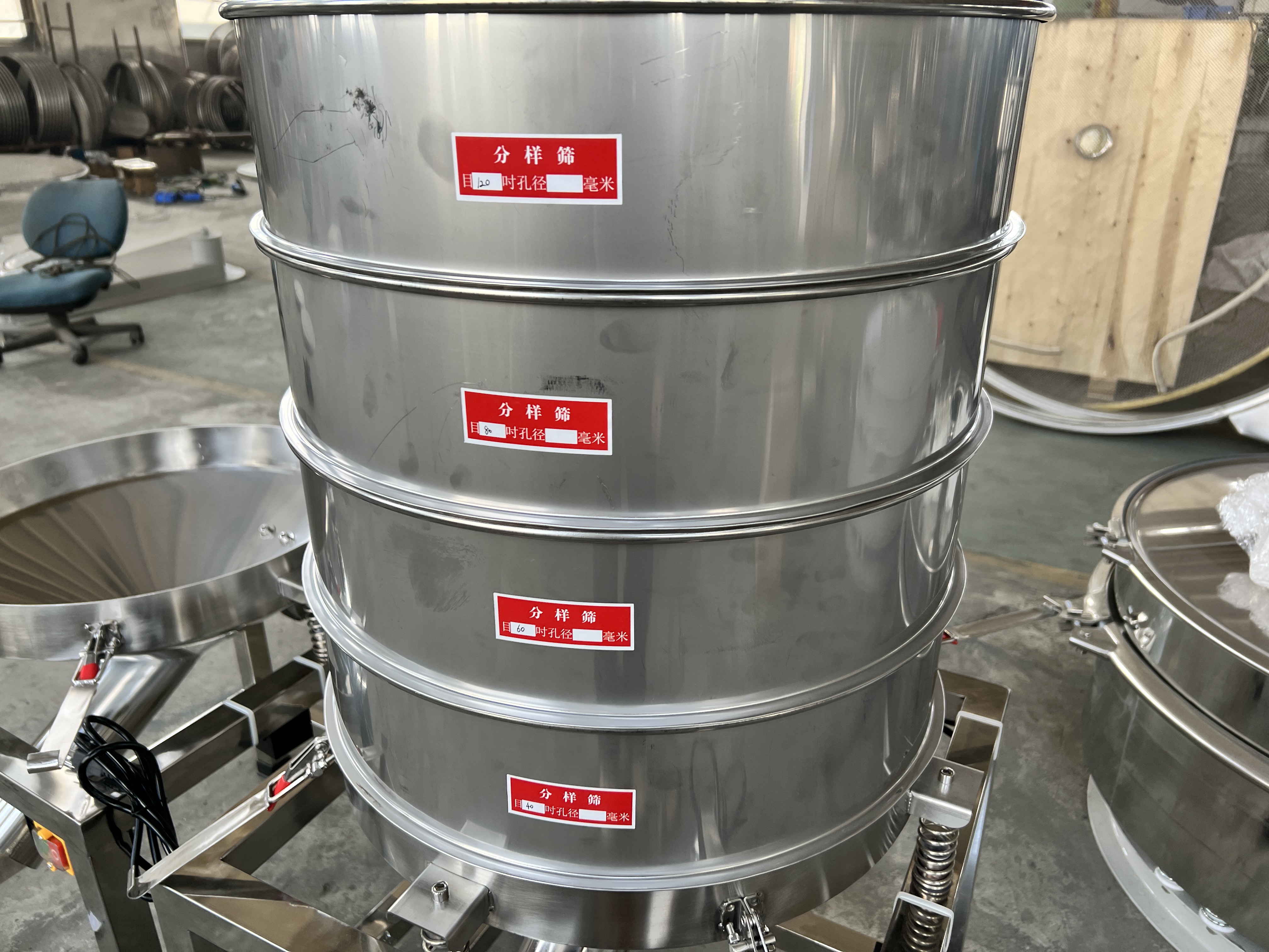 500mm Electric Flour Sieving Machine Powder Bakery Vibrate Screen