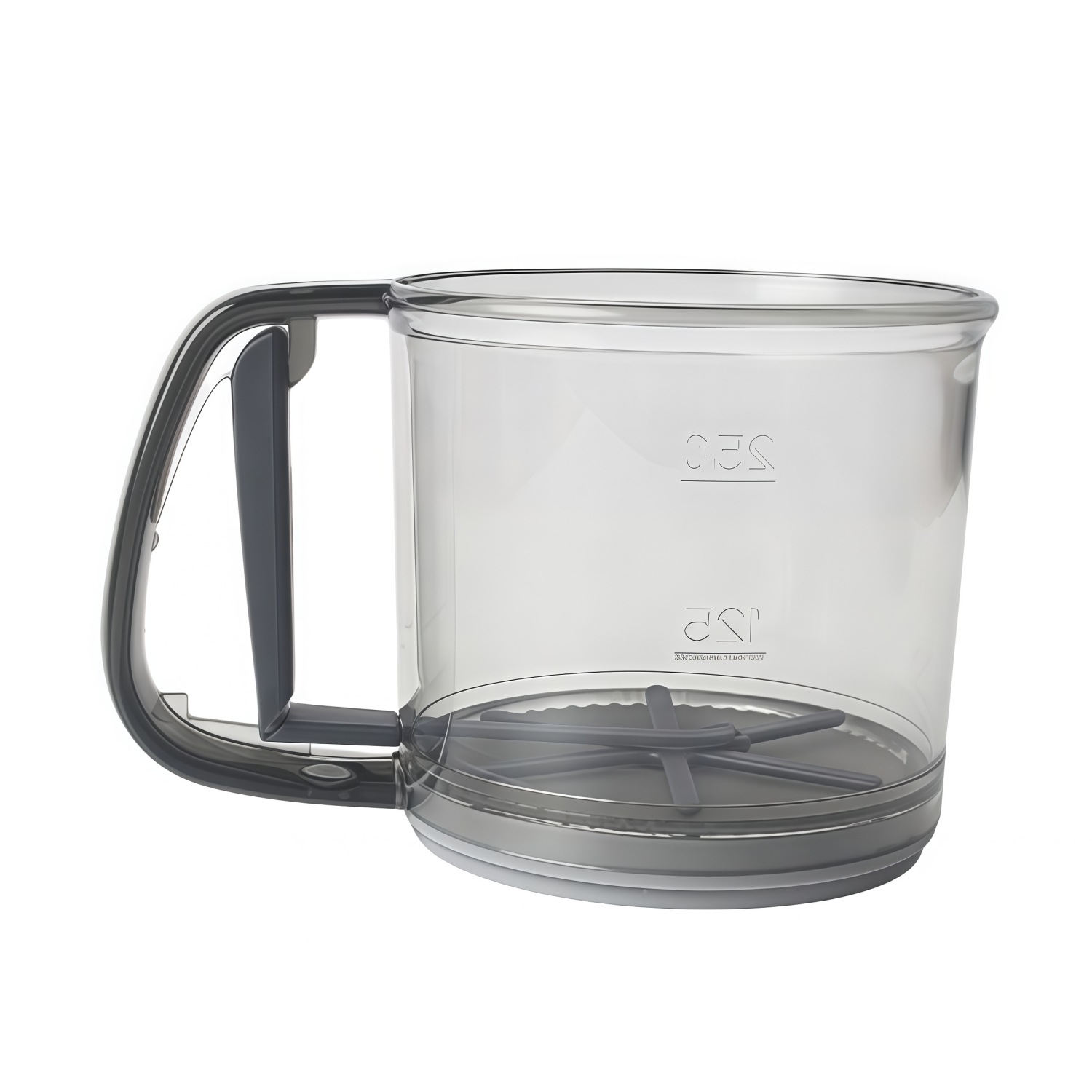 Cross-border Handheld Semi-automatic Plastic Flour Sifter with Cup Design for Flour and Sugar Powder