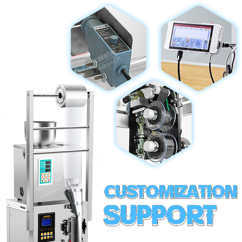 DZD-220 Automatic Filling Sealing Machine for 100g Particle Easy to Operate Packaging Rice Coffee Sugar Flour Food Grains