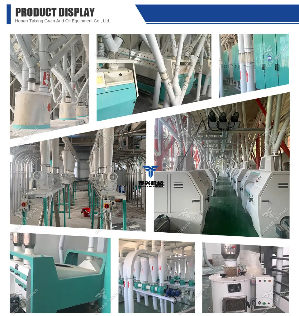 Wheat Flour Processing Equipment Line with Cleaning Tempering Milling Packing