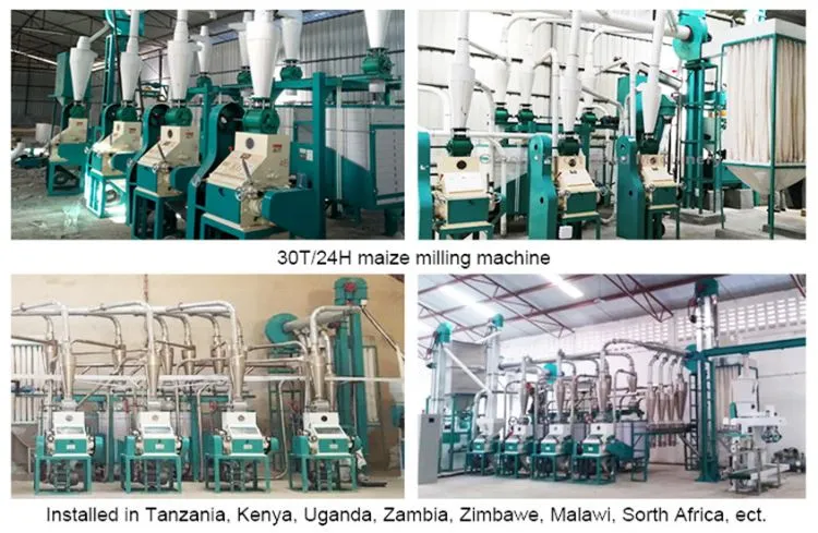 Installed Countries for Maize Milling Machine