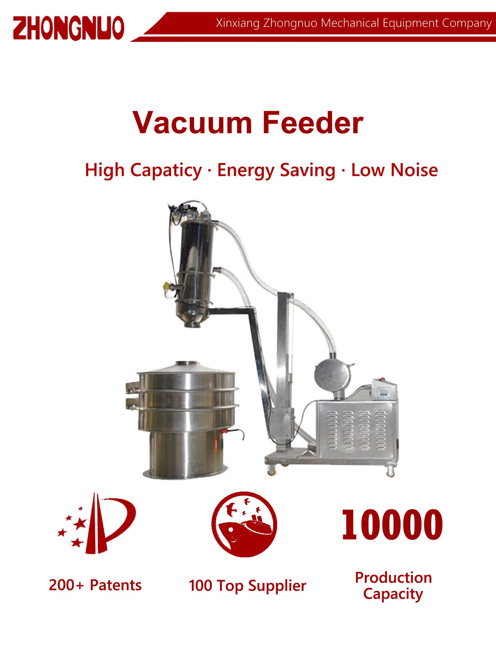Pharmacy industry powder automatic transfer system pneumatic vacuum conveyor conveying equipment