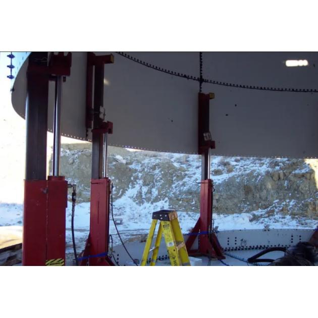 Simple Piston Type Hydraulic Tank Lifting Jacking System for The Grain Silo and Enamel Storage Tank