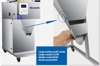 100g 300g 500g 1000g Bag Weighing Filling Chemical Powder Flour Bagging Packaging Machine
