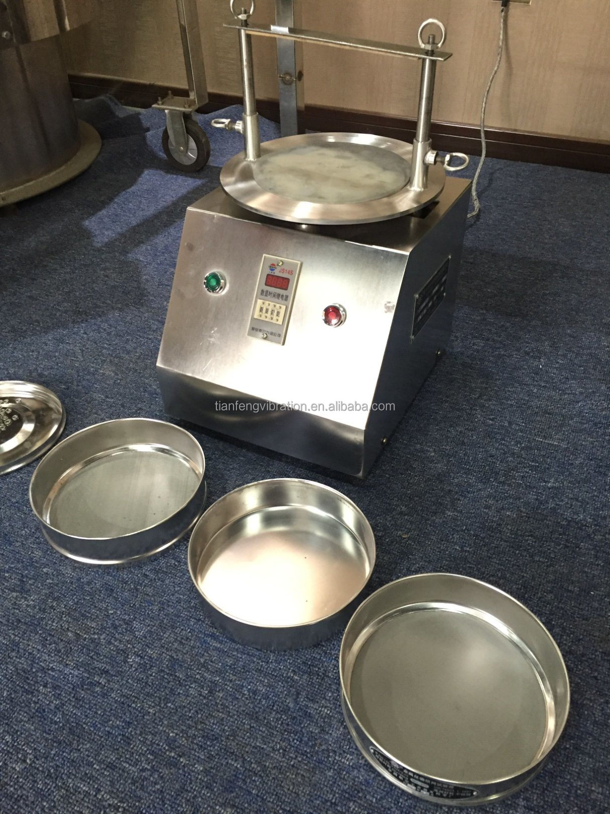 Timed Mini Lab Stainless Steel test Sieve Shaker Equipment for Seed Grain Flour
