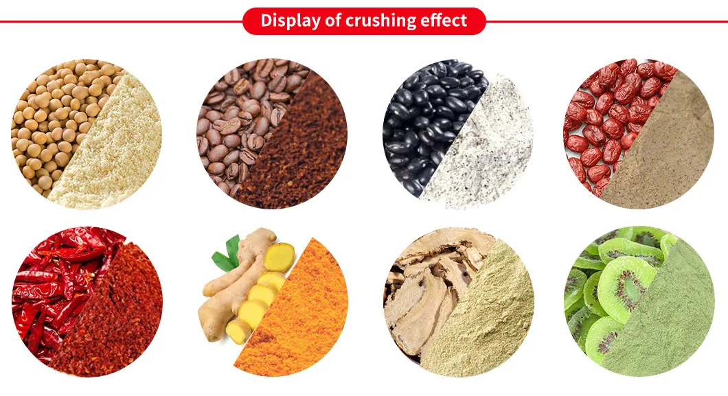 Cassava Flour Hammer Milling Culling Crushing Sugar Grinding Machine