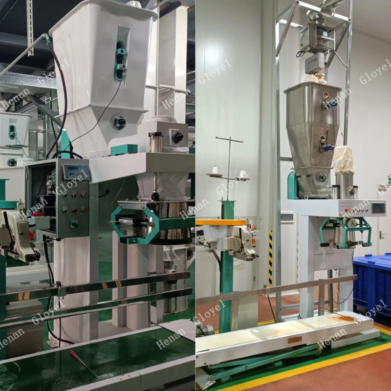 Automatic Glutinous Rice Flour Powder Packing Auxiliuary Machine Flow Scale for Sale