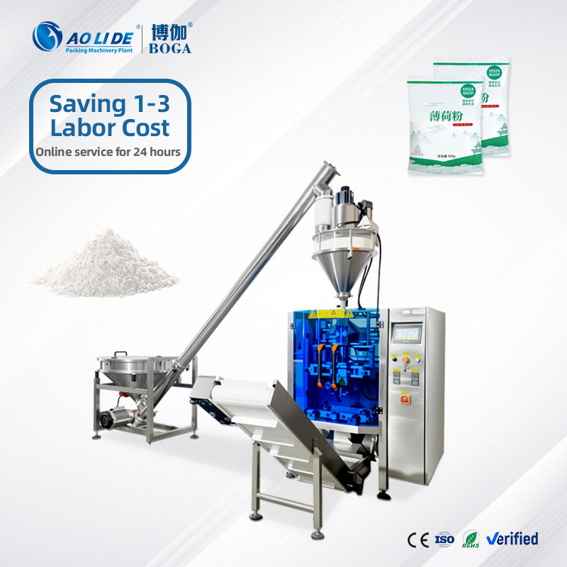 Wholesale Automatic Vertical High-Speed Powder Flour Packaging Machine with VFFS Filling Wrapping Film for Food Bags