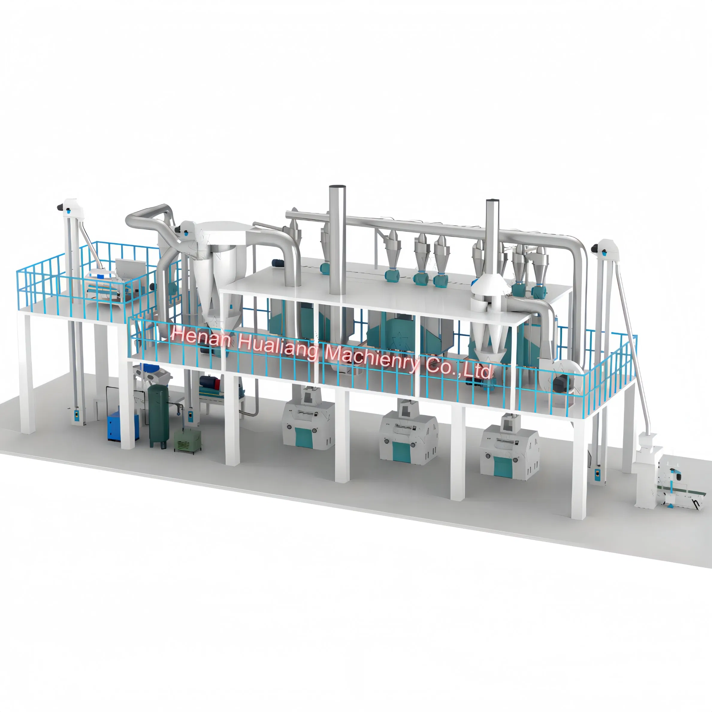 High-Efficiency 60 Ton Daily Corn Mill Maize Flour Milling Machine for Sale