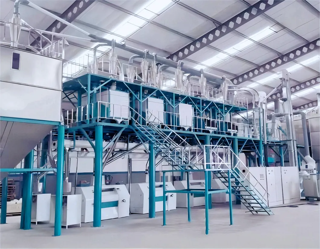 High-Efficiency 60 Ton Daily Corn Mill Maize Flour Milling Machine for Sale