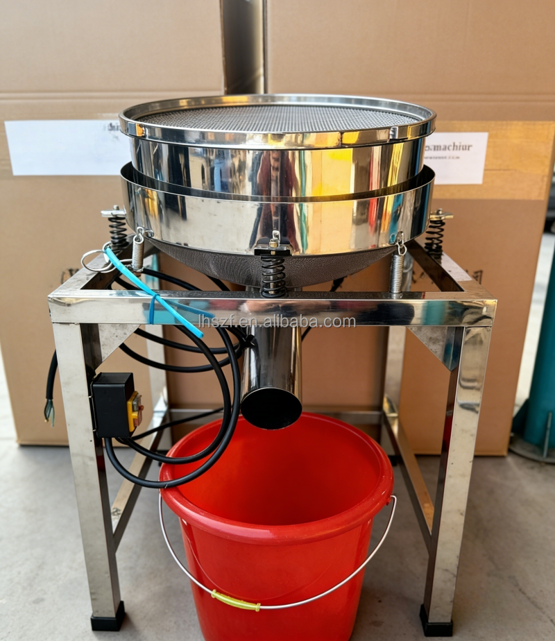 Vibrating Industrial Flour Bee Pollen Screen /Granular Powder Circular Vibratory Sifter Sieve Machine Food Processing Machinery