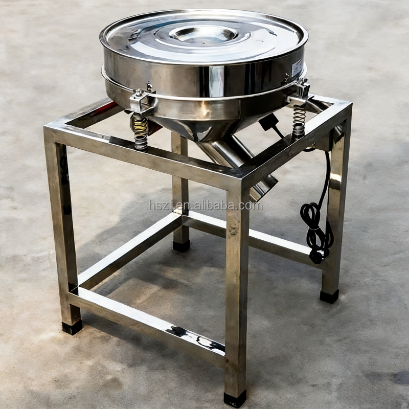 Vibrating Industrial Flour Bee Pollen Screen /Granular Powder Circular Vibratory Sifter Sieve Machine Food Processing Machinery
