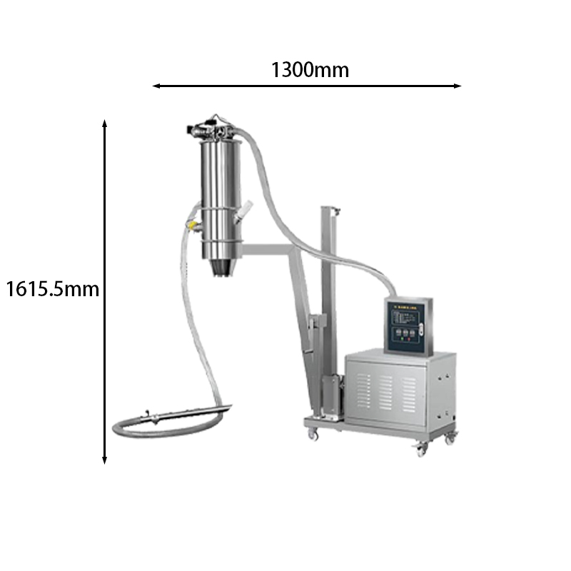 Stainless Steel Vacuum Conveyor Pneumatic Grain Suction Machine Automatic Powder Loading System Food Grade Hopper Feeding Unit