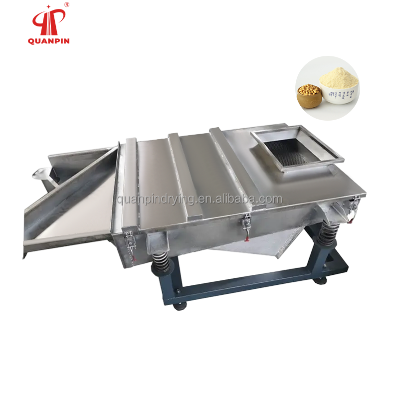 QUANPIN Factory Grain Wheat Flour Cleaning Vibrating Grading Sorting FS Sieve Machine