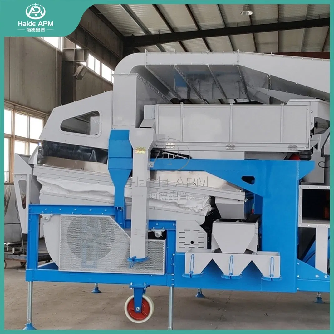 Haide Apm Grain Seed Cleaner and Grader China Suppliers 30t/H Large Capacity Wheat Cleaning Equipment with Gravity Table