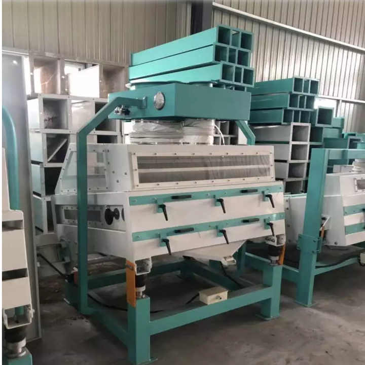 Grains Destoner Rice Stoning Machine Wheat Destoner Paddy Stoner Specific Gravity Stone Remover Machine