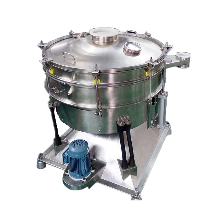 Stainless Steel High Quality Swing Vibrating Screen Flour Dry Herb Thyme Circular Tumbler Sieve Sifting Machine