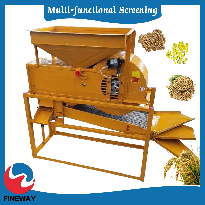 Hot Selling Farm Use Grain Winnower Cleaner Machine Vibration Screen for Removing Dust Impurities From Corn Soybean Paddy Rice