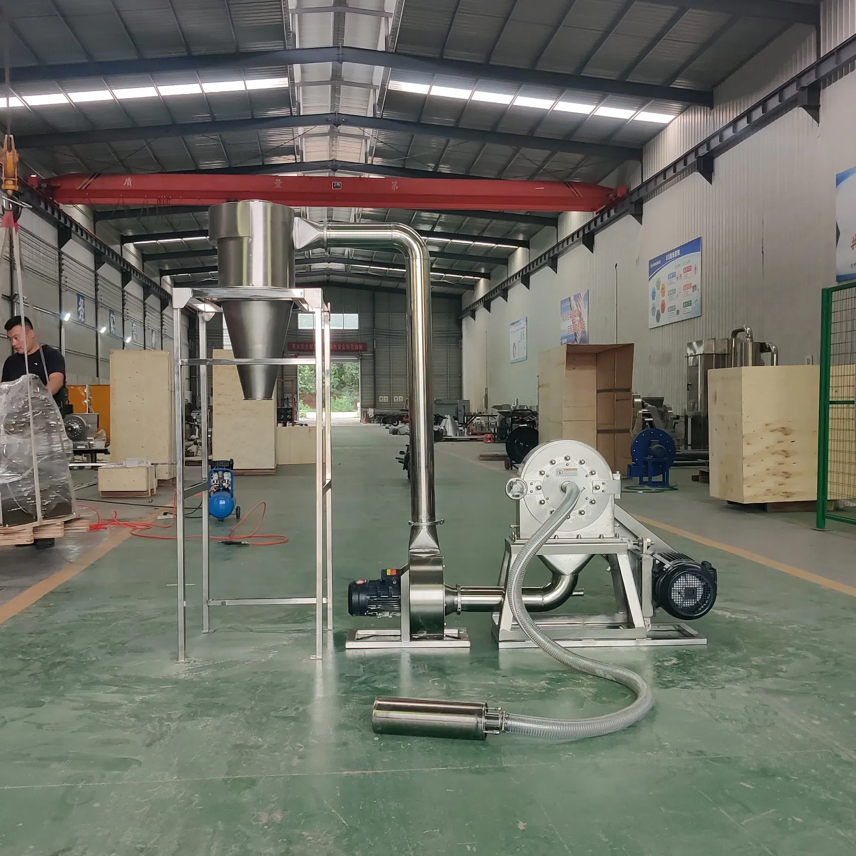 Chili/Spice/Sugar/Salt/Herb/Coffee Grinder Turmeric Mill Cassava/Rice Flour Mill Milling Machine Grain/Soybean/Garlic Powder Grinding Machine