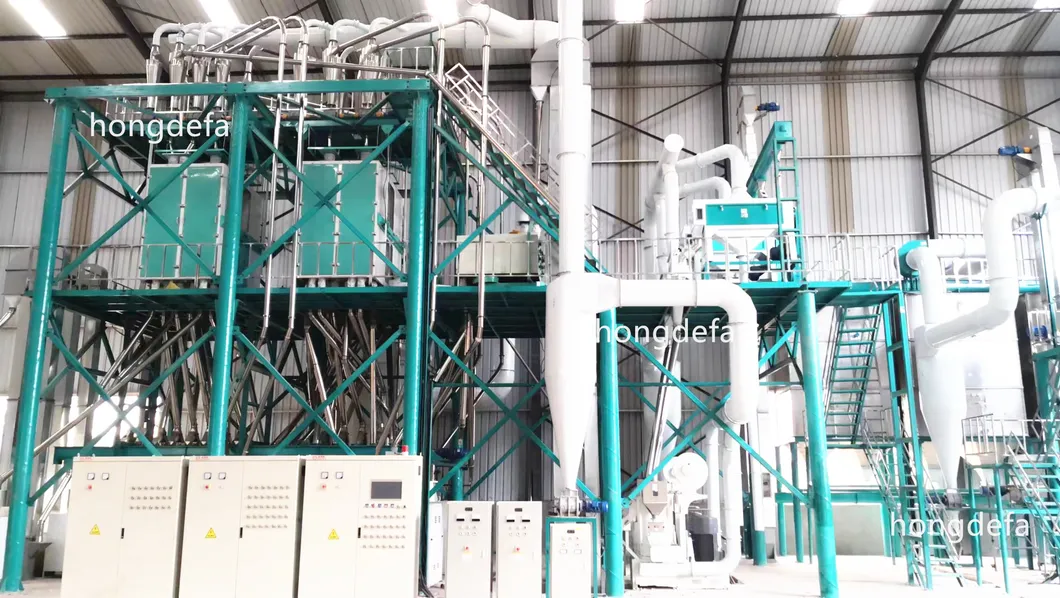 Grain Wheat Maize Corn Meal Flour Mill Machine Milling Plant Complete Line