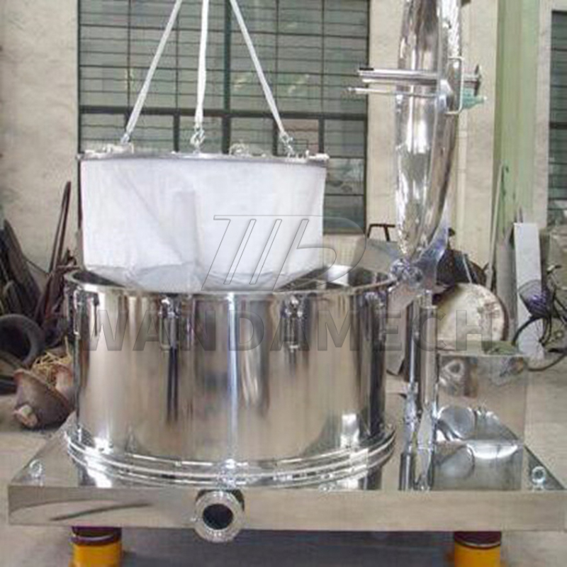 China PD1000 Sugar Filtration Basket Centrifuge Separator Top Discharge Chemical Salt/Flour /Crystal Lifting Bag Centrifuge