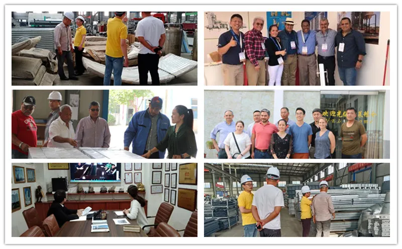 Global clients visiting the factory