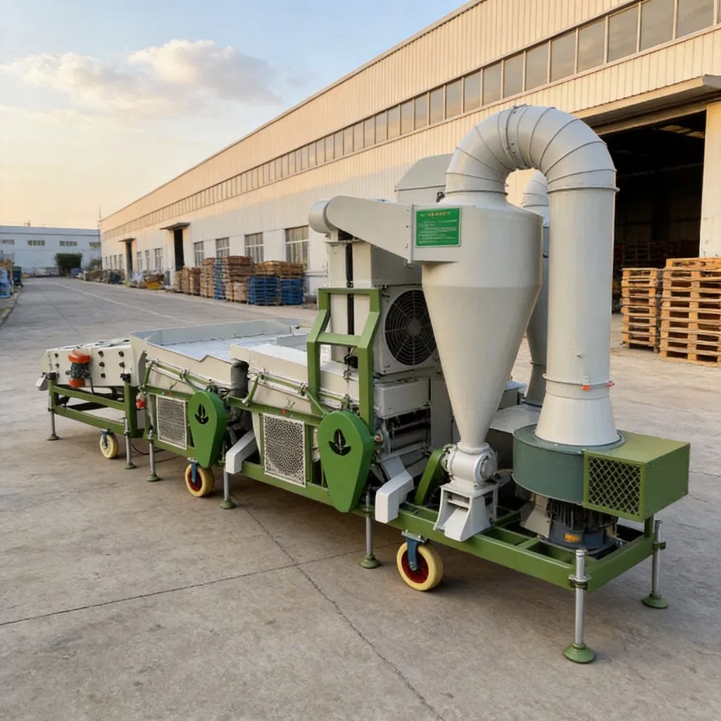 High Efficiency Wheat Corn Rice Seed Screening Cleaning Equipment