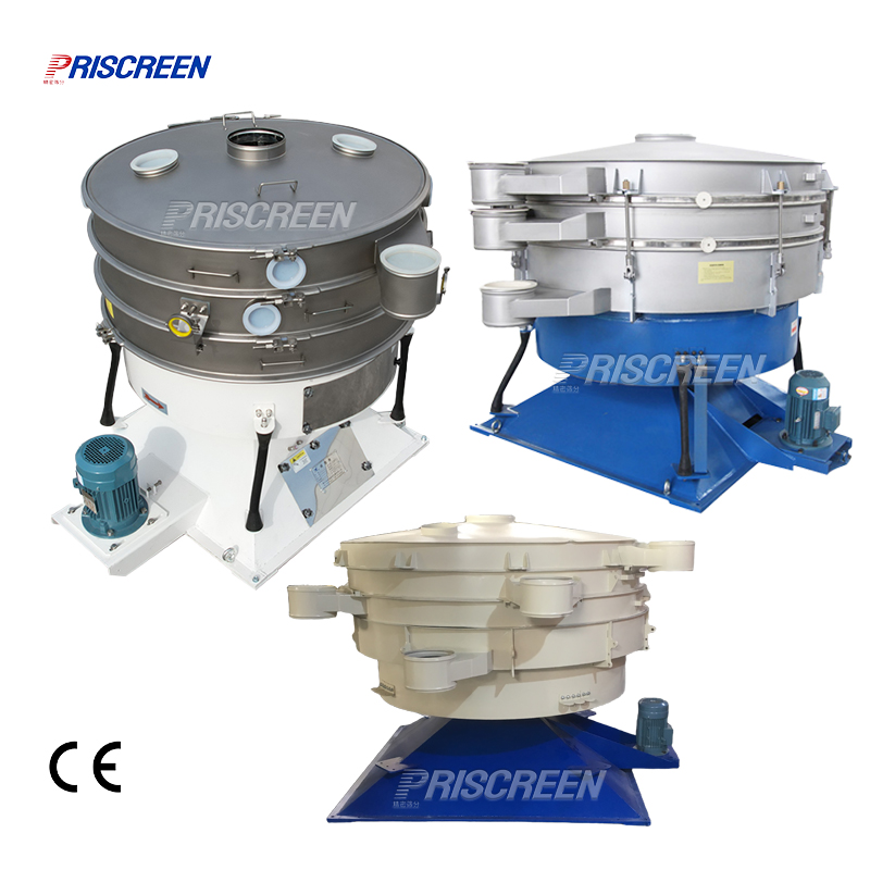 Industrial Vibrating Screen Sifter Machine Electric Rotary Vibro Sieve Powder Separator for Flour Sugar Food Industry