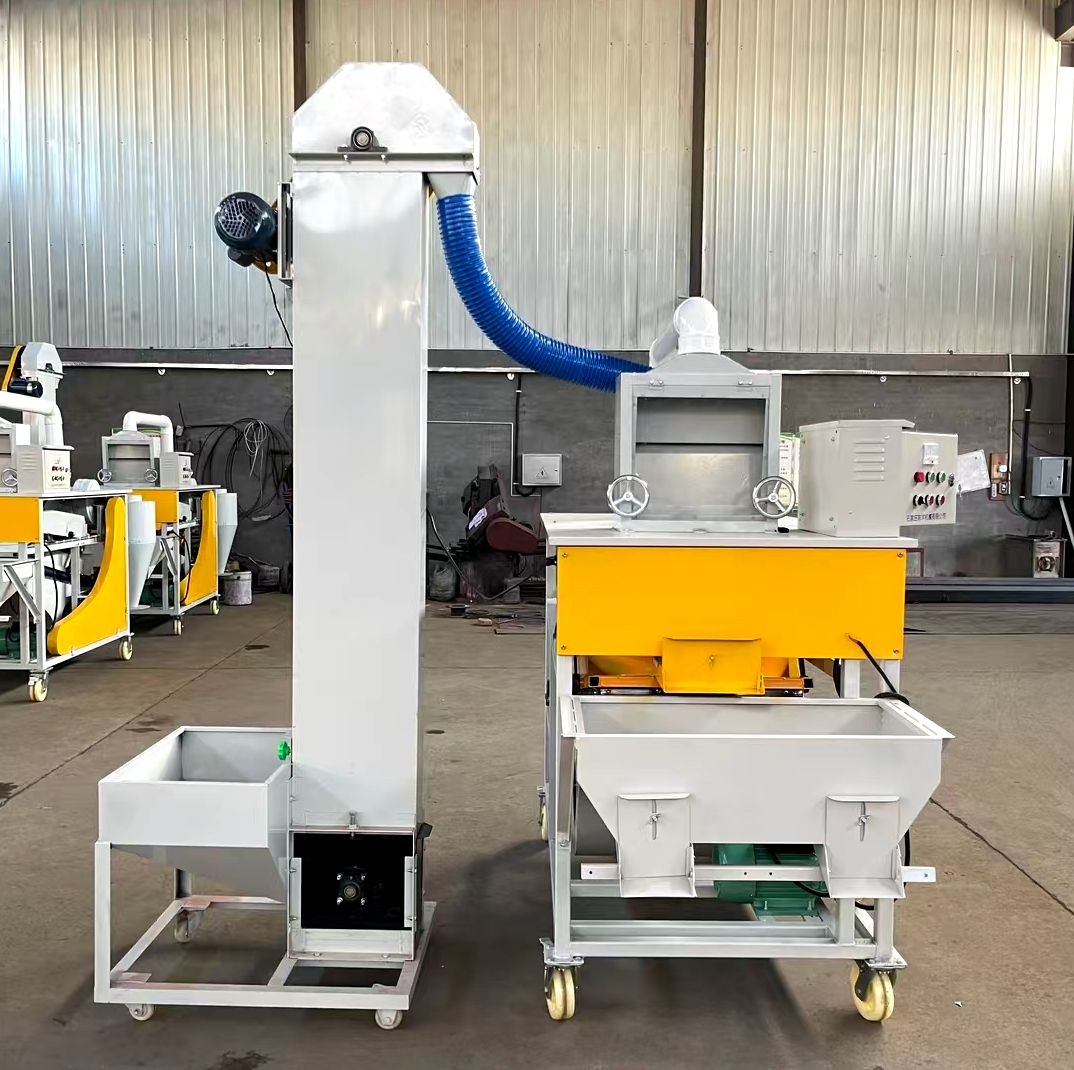 Screening Small Wheat Corn Chia Quinoa Seed Grading Grain Gravity Separator Cleaning Machinery Cleaner Machine for Grains