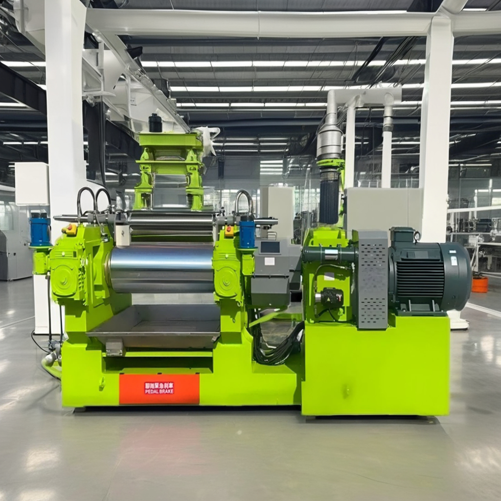 Open Type 22-Inch EVA NBR Roller Mill Machine Two Roll Mixing with Stock Blender Featuring Pump and Bearing Core Components