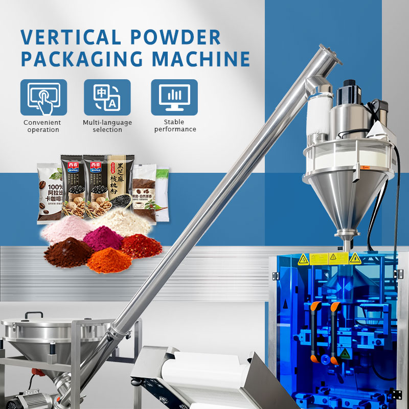 Wholesale Automatic Vertical High-Speed Powder Flour Packaging Machine with VFFS Filling Wrapping Film for Food Bags