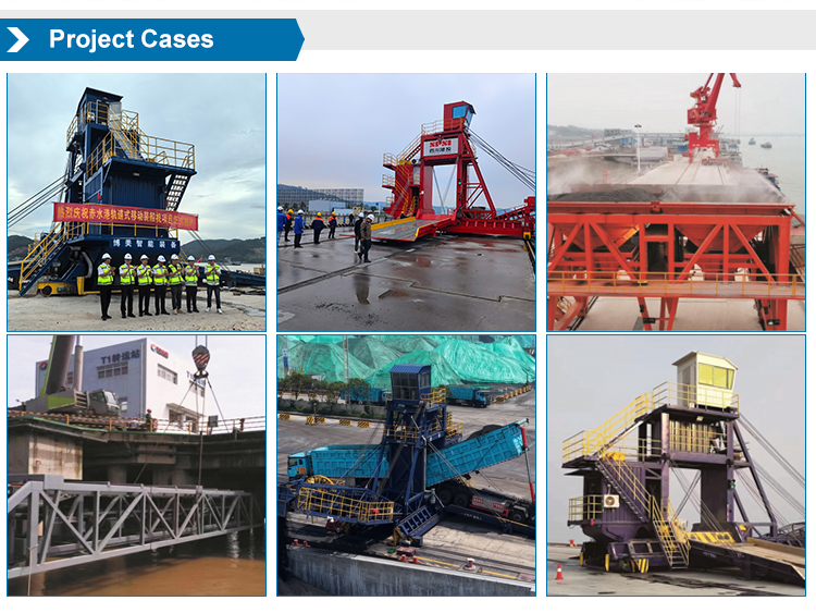 Harbor logistics conveying layout