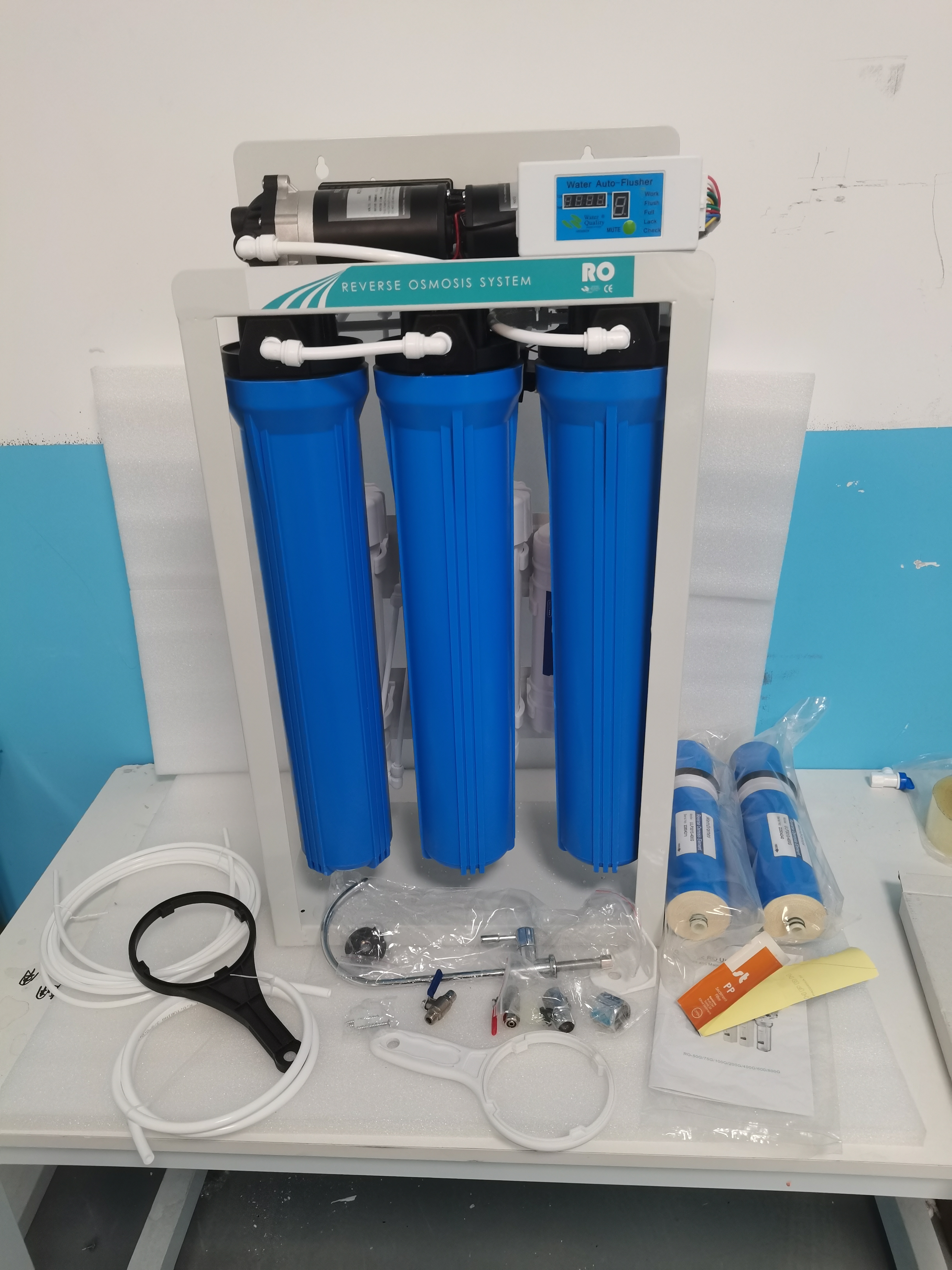 Sample Price Household Complete 5 Stages 6stages Kitchen Purifier Home RO Machine 400 Gallon 600GPD Without RO Tank