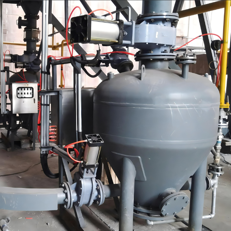 Cement Quartz Sand Bulk Powder Transfer Systems Cement Powder Dry Fly Ash Dense Phase Pneumatic Conveying System