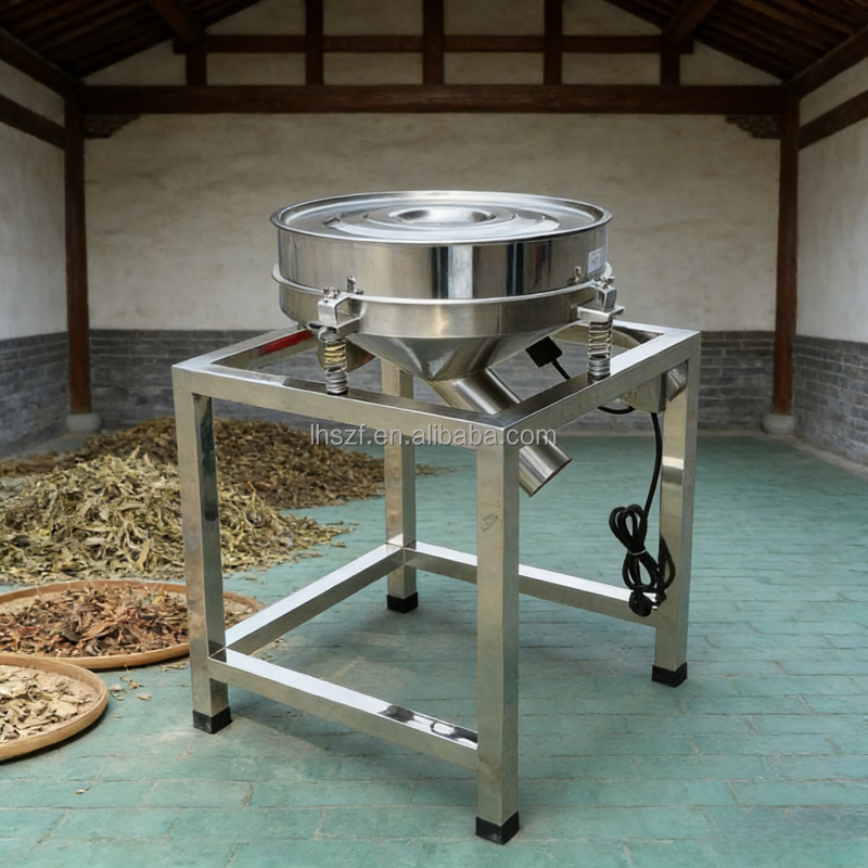 Vibrating Industrial Flour Bee Pollen Screen /Granular Powder Circular Vibratory Sifter Sieve Machine Food Processing Machinery