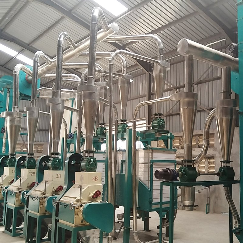 Chinese State-Owned Factory 10-100t/24h Maize Flour Mill Milling Plant Machine