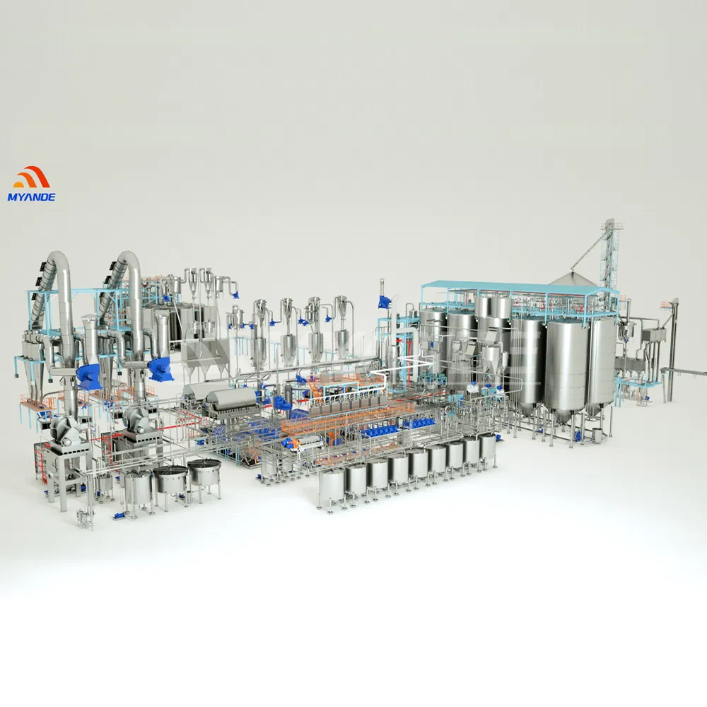China Starch Machine Top 1 OEM, Complete Wheat Starch Gluten Flour Milling Machine, Turnkey Plants Machine Supplier
