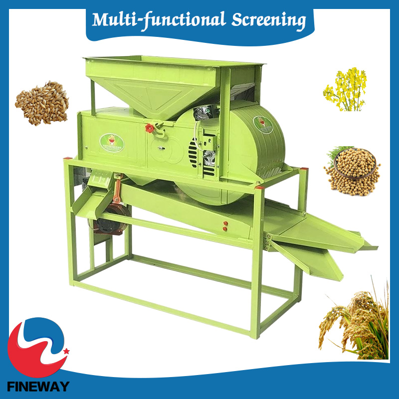 Hot Selling Farm Use Grain Winnower Cleaner Machine Vibration Screen for Removing Dust Impurities From Corn Soybean Paddy Rice