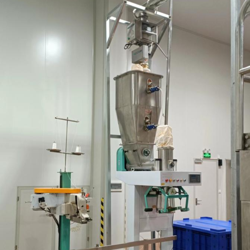 Automatic Glutinous Rice Flour Powder Packing Auxiliuary Machine Flow Scale for Sale