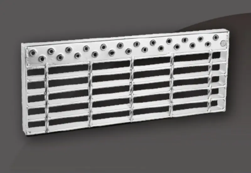 Custom GALVANIZED INDUSTRIAL STEEL STRUCTURE STAIR TREAD JT7 Supplier, Manufacturers