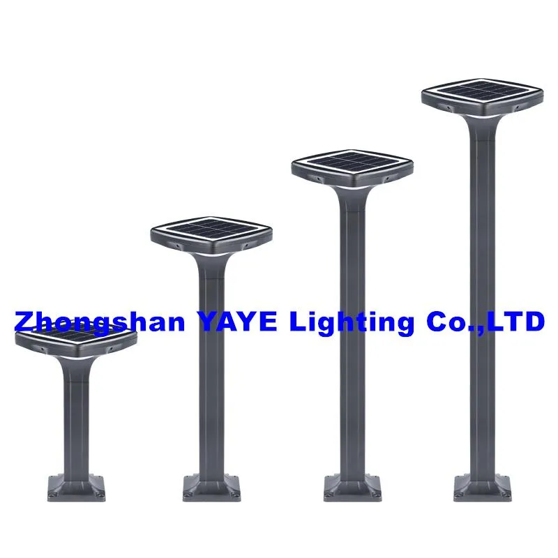 أفضل جودة 30 واط مصباح عمود LED من الألمنيوم الأسود للحديقة والمسار والمناظر الطبيعية IP66
