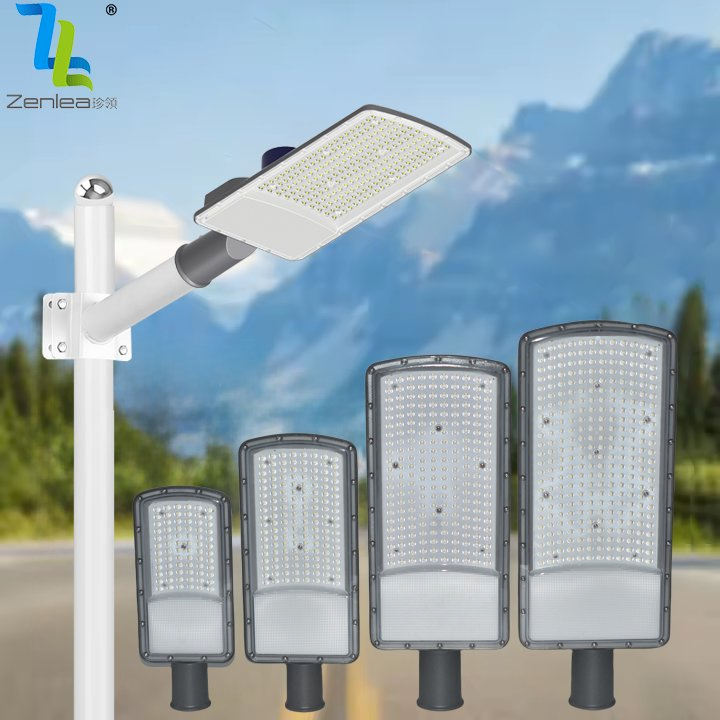 IP66 مصباح شارع LED خارجي من الألمنيوم المصبوب المقاوم للماء 50W 100W 150W 200W
