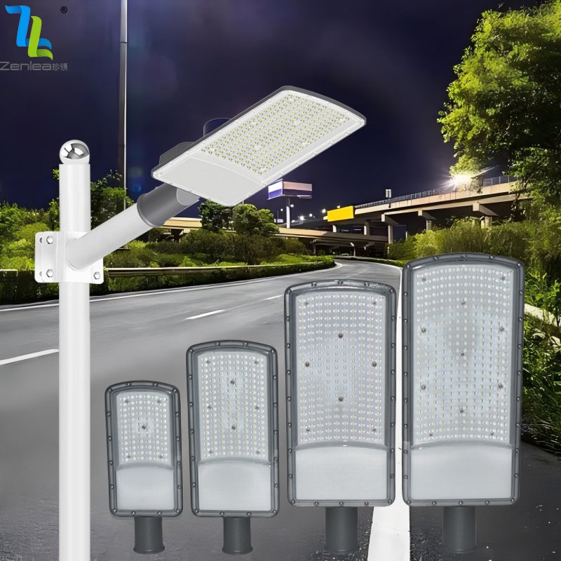 IP66 مصباح شارع LED خارجي من الألمنيوم المصبوب المقاوم للماء 50W 100W 150W 200W