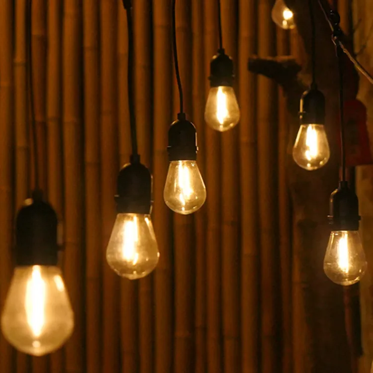 حديقة خارجية IP65 15m ضوء سلسلة LED تجاري زينة عيد الميلاد ضوء حبل خيالي