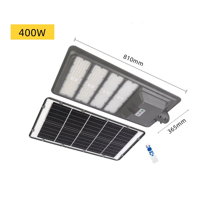 300 واط مستشعر حركة حديقة الطريق مصباح LED في الشارع ضوء الشمس مع البطارية