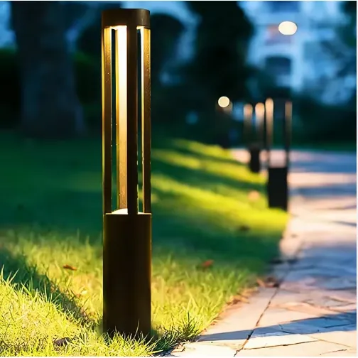 إضاءة حديقة قائمة من الألمنيوم لمشهد الحديقة، أضواء عمود LED
