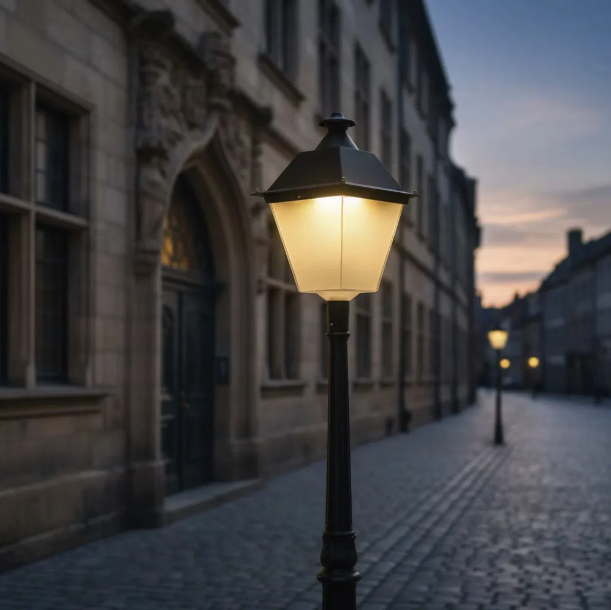 فانوس LED خارجي نموذج فيلا PRO إسبانيا إضاءة حديقة مضاءة عامة مصباح موقف سيارات إضاءة مسارات الدراجات والمشاة إضاءة عامة